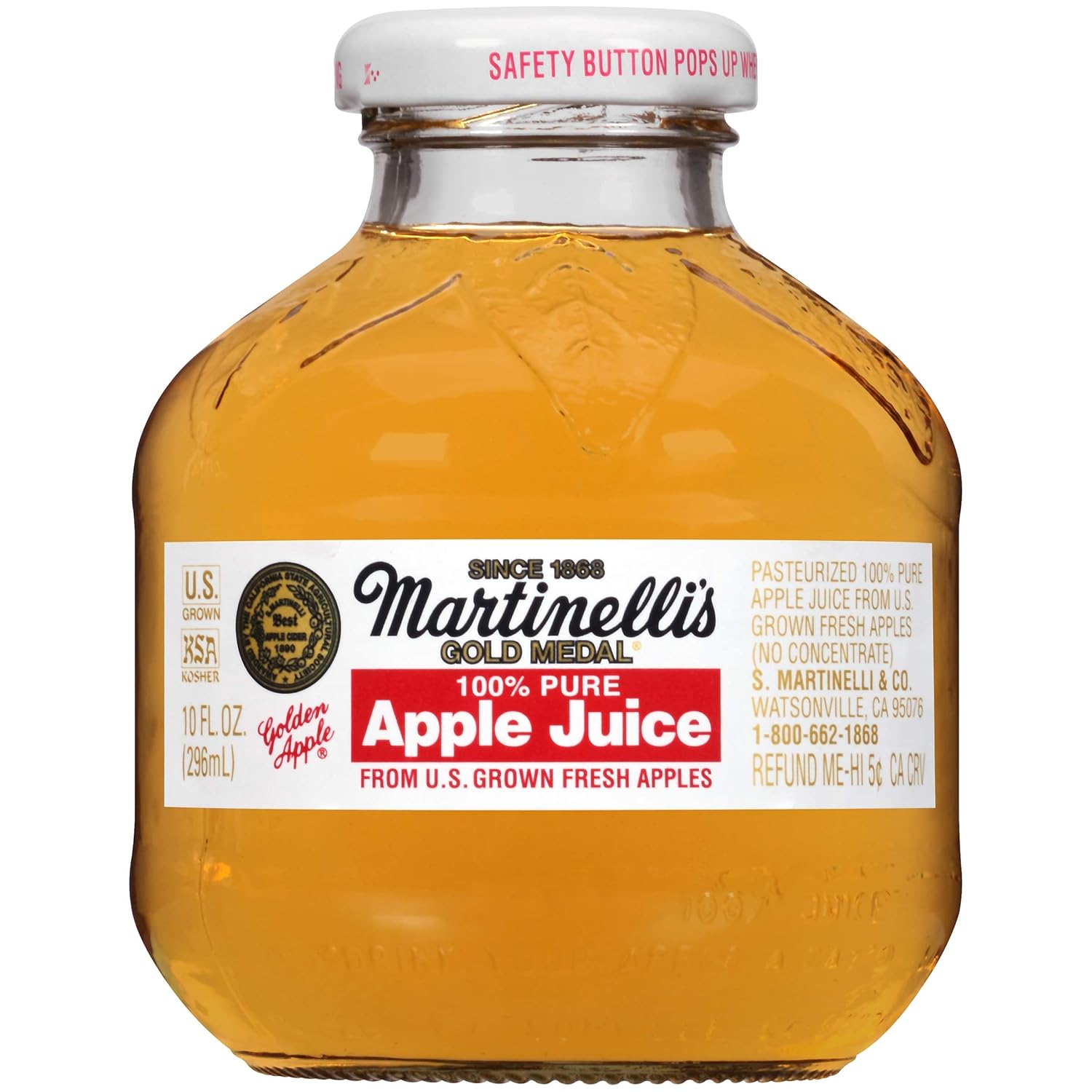 Picture of Martinelli apple juice bottle